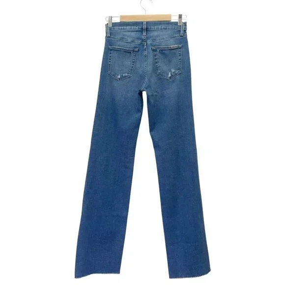 Joe’s Jeans High Rise Wide Leg Distressed Jean in Belenos Medium Wash Size 26